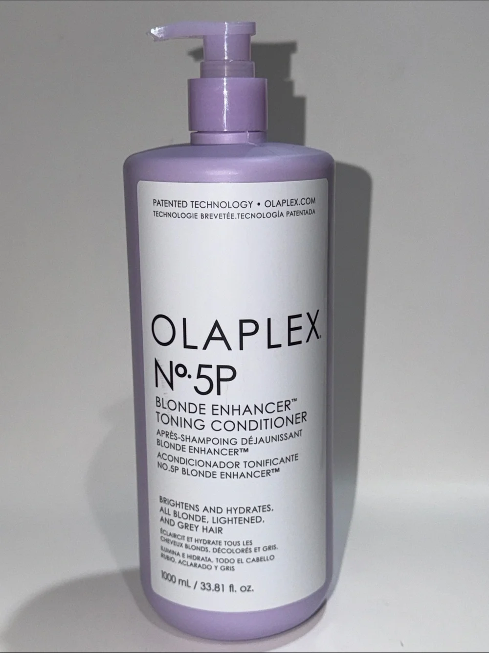 OLAPLEX BUNDLE No.4+5 BLONDE ENHANCER TONING SHAMPOO+CONDITIONER JUMBO SZ. NEW!
